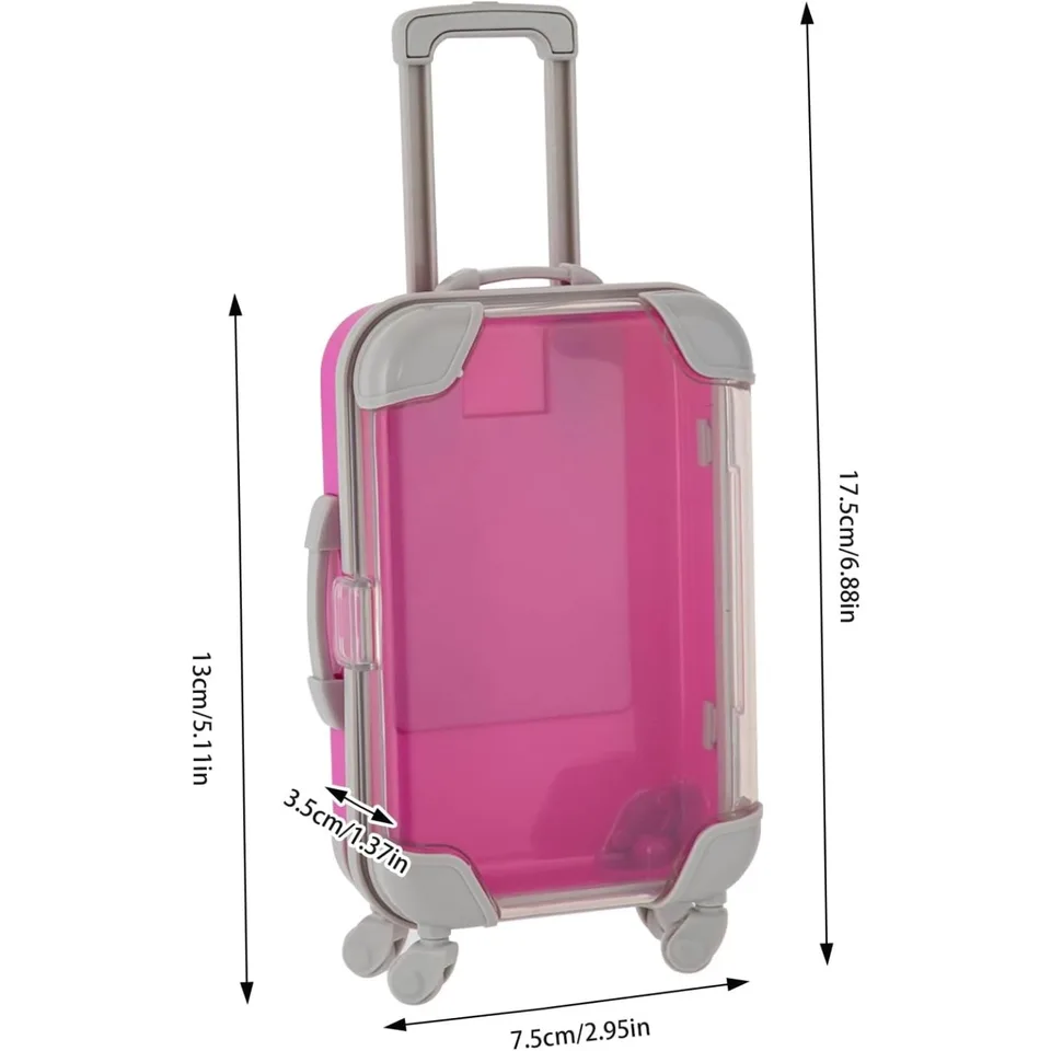 Mini Plastic Suitcase Gift Box Set of 12