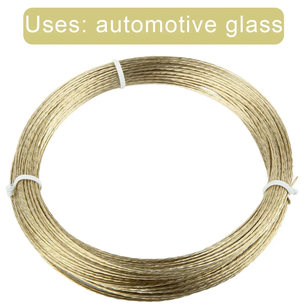 22m Length Automotive Braided Car Cut Out Cutting Glass Roll Steel 0.8mm Wire Braiding Line