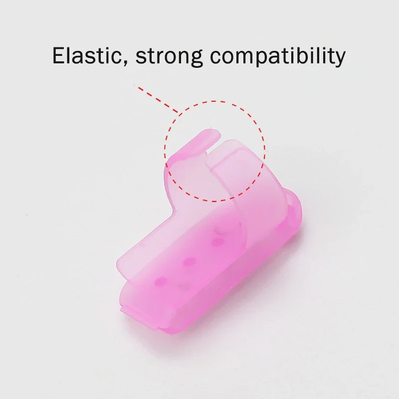6 stuks Breien Vingerhoed Plastic Garen Gids Vinger Houder Vingerhoed Vinger Ring Gescheiden Garens Gereedschap voor Gehaakte Breien Ambachten Accessoires