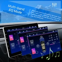 Autoradio Podofo 1Din 10.1'' avec Carplay, Android Auto, Mirror Link, GPS, navigation, lecteur multimédia universel, Bluetooth, radio FM, lecteur de carte TF, USB et égaliseur. 5
