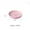 Ceramic Tableware for Cats Plates Feeders Cartoon Puppy Pet Food Bowl Shallow Mouth 6