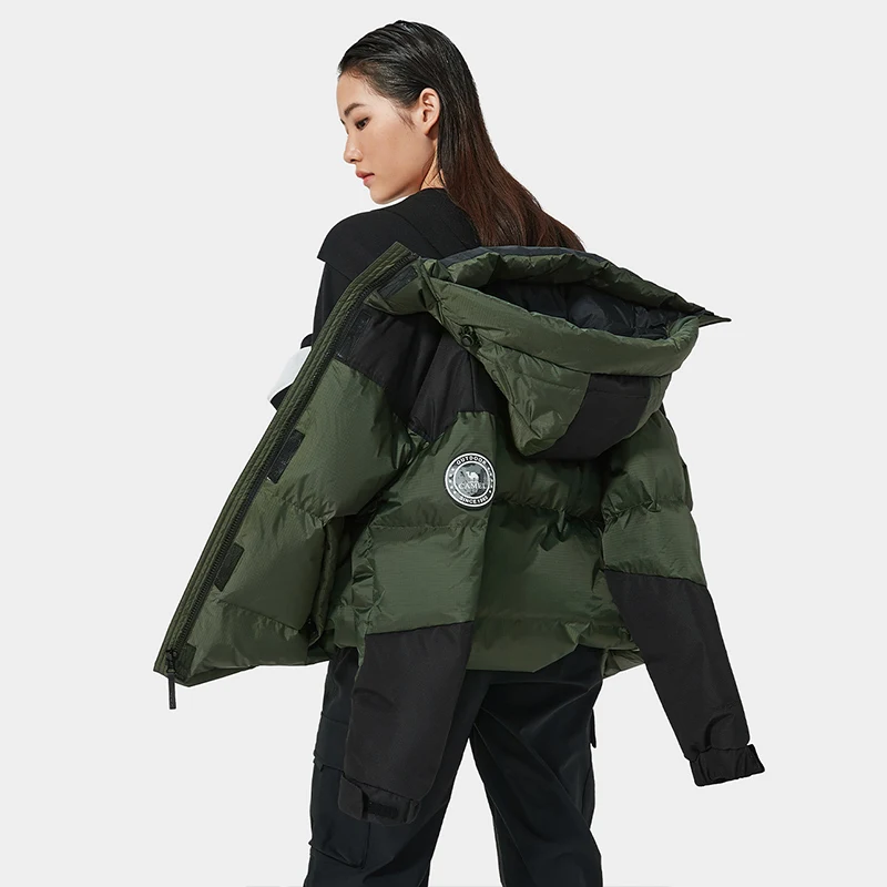 GOLDEN CAMEL Women's Men's Down Jackets Slim Heated Hiking Jacket Thickened Warm Bread Winter Coats Camping Clothes down jackets