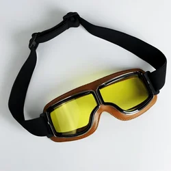 Vintage European Design Metal Border Retro Goggles for Biking and Outdoor Adventures (BN-Y)