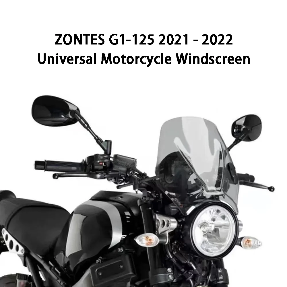 For ZONTES G1125 2021 2022 Universal Motorcycle Windscreen