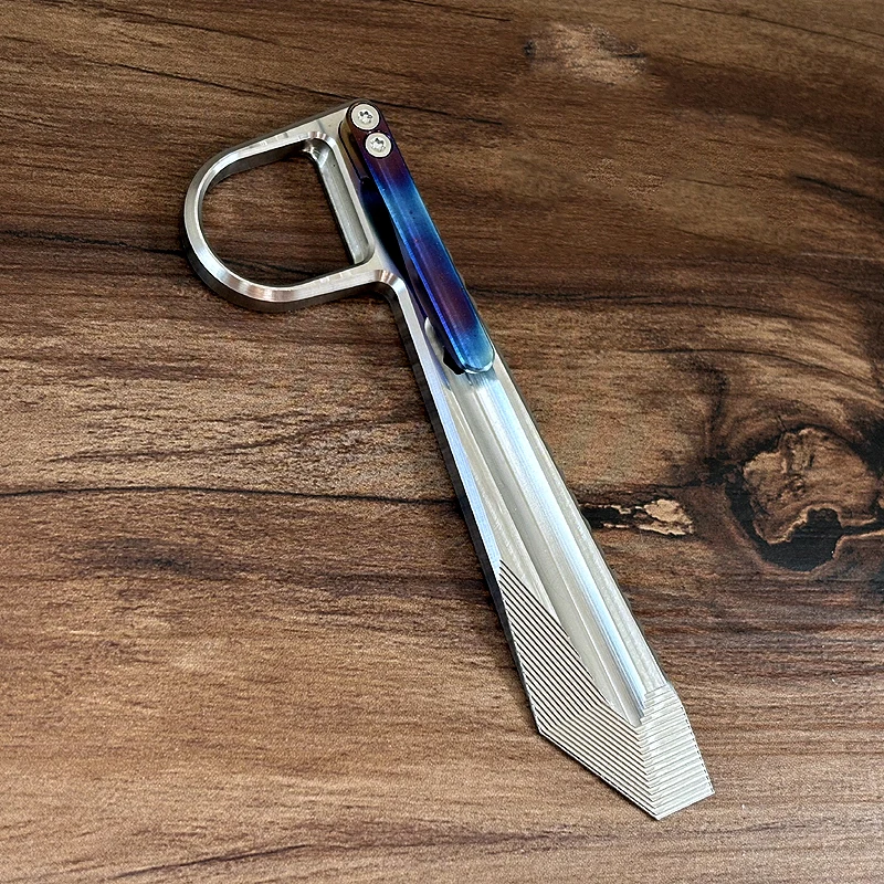 Outdoor Portable EDC Titanium Alloy Pry Bar Tactical Multifunctional ...