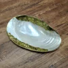 Mother of Pearl Serving Dish Natural Shell Tray Caviar, Finger Foods, Canape, ,Tart Cakes Holder DIY Crafts Seashell Beach Decor 5