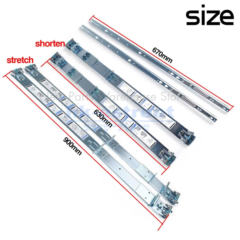 1u static ready rails kit for dell poweredge r640 r440... For Dell Static Ready Rail Kit for 1U Server R620 R630 R640 R6415 ...