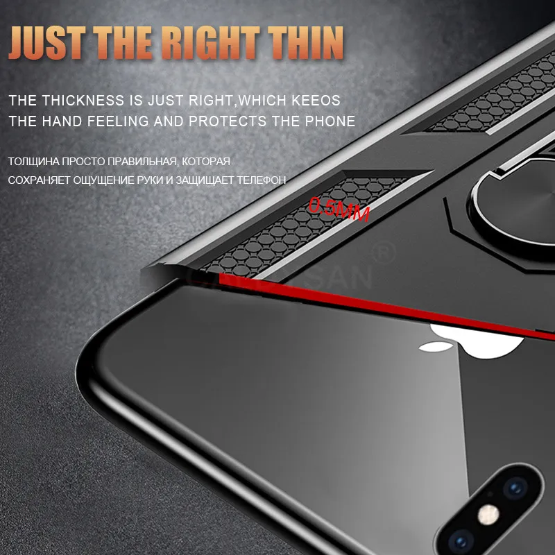 Magnet Metal Case for IPhone 6 6s 7 8 Plus 11 Pro Armor Shockproof Case Cover for IPhone XR XS Max X Silicon Bumper silicon cell phone case phone case cell phone case