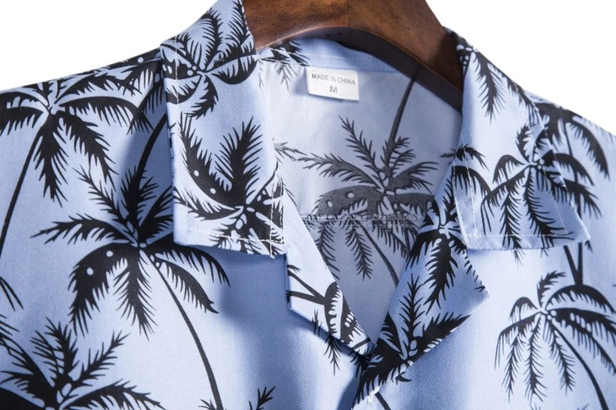 Рисунок 3 - Рубашка мужская пляжная с коротким рукавом