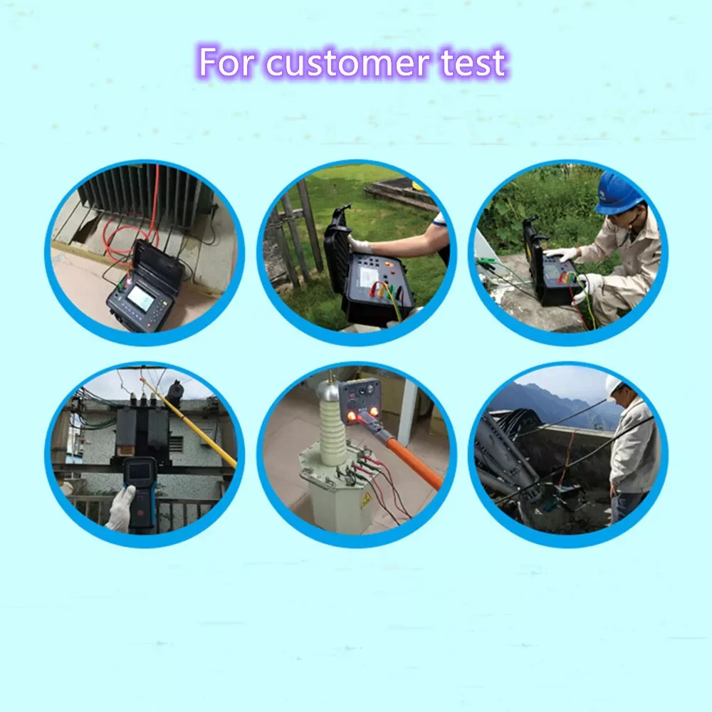 FUZRR FR3010E 30K&Omega; AC 600V Digital Soil Resistivity Meter Terminal Ground Resistance Tester Three-wire Earth Voltage Detector