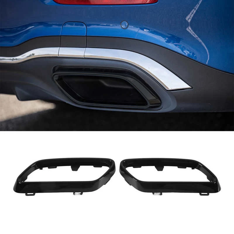 Exhaust Tip Cover Trims Bezel For Mercedesbenz Cclass W206 S206 Amg