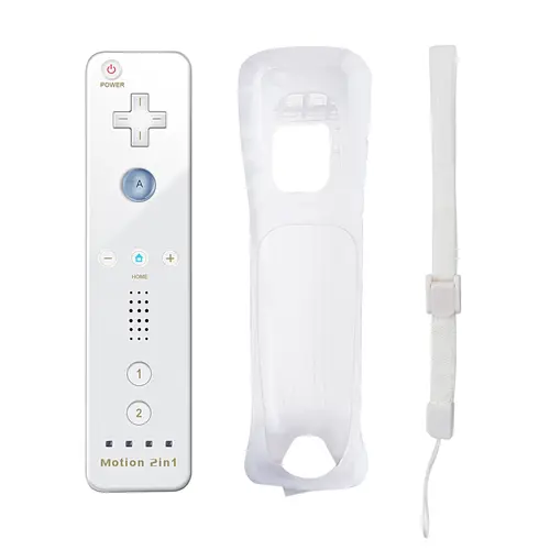 2 in 1 For Nintendo Wii Controller Set Optional Motion Plus Joystick Wireless Remote Gamepad with Silicone Case Video Game - Image 8