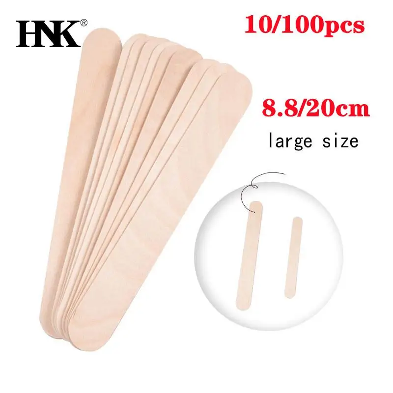 100pcs/pack Disposable Wooden Waxing Stick Wax Bean Wiping Wax Tool  Disposable Hair Removal Beauty Bar Body Beauty Tool - AliExpress