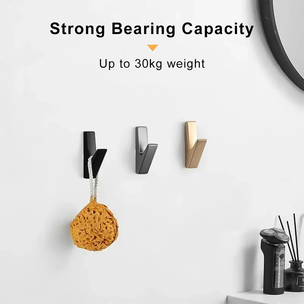 Bathroom Accessories Wall Hooks Wall Coat Rack Hooks For Hanging Clothes Hook For Bags Gold Hangers Kitchen Towels wall coat rack,wall hanger,wall clothes hook,kitchen hook,towel hook