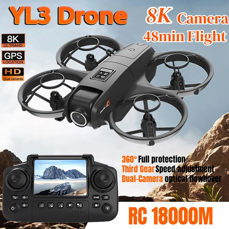 YT3 Drone 8K 5G GPS Professional HD Aerial Photography Remote Control Aircraft HD Dual Camera Quadcopter Toy 2026 NEW YT3 Drone 8K 5G GPS Professional HD Aerial Photography Remote Control Aircraft HD Dual Camera Quadcopter Toy 2026 NEW