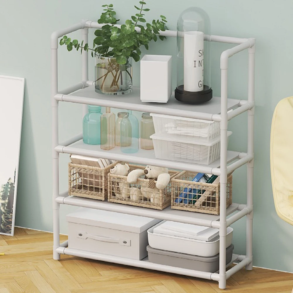 Five Layer Shoe Rack Large Capacity Simple Multi-Layer Armrest Shoe Rack Simple Dust-Proof Storage Dormitory shoe rack shoe organizer shoe cabinet