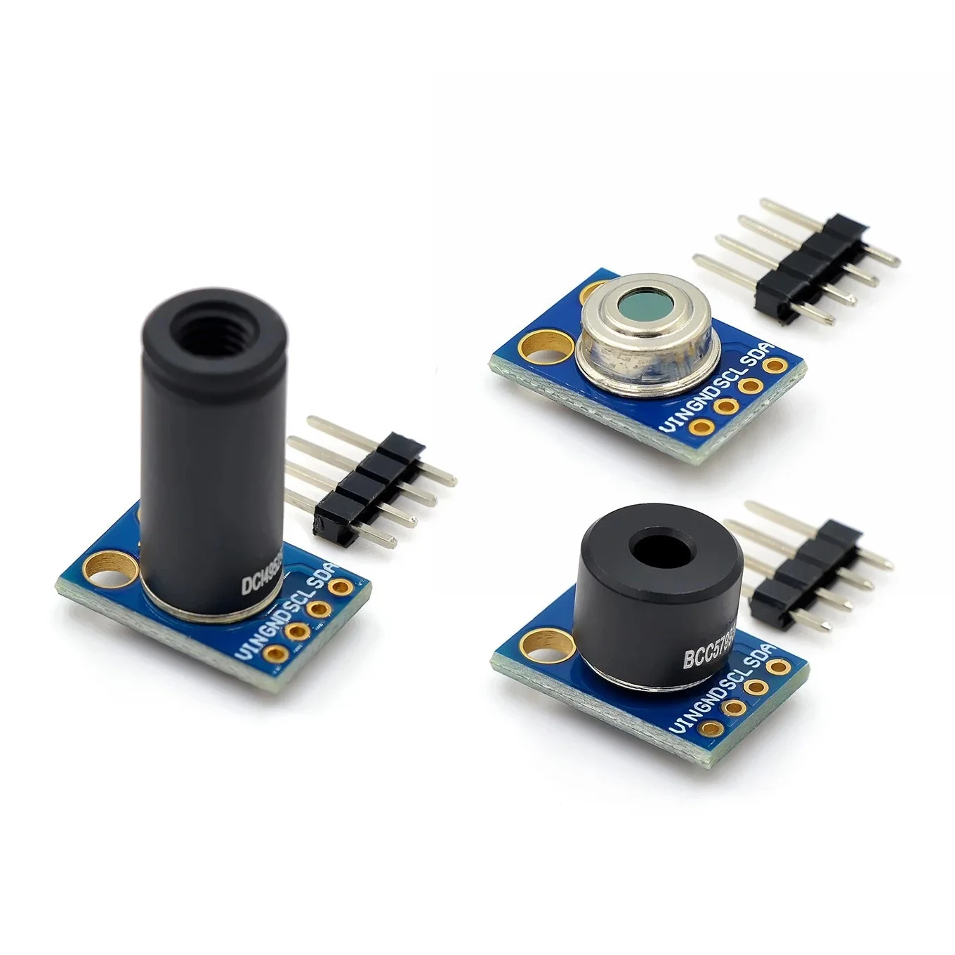 

MLX90614ESF-DCI Modul Sensor MLX90614 Suhu Inframerah Sensor GY-906-DCI IIC Konektor Jarak Jauh Elektronik DIY PCB