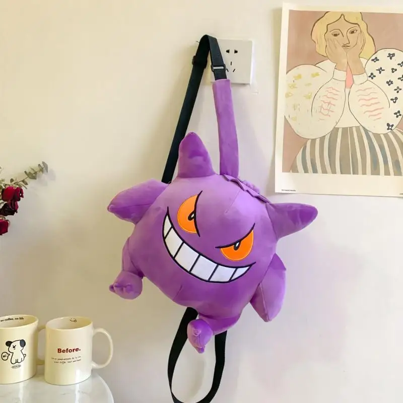 Oficial pokemon gengar roxo dos desenhos animados brinquedo de