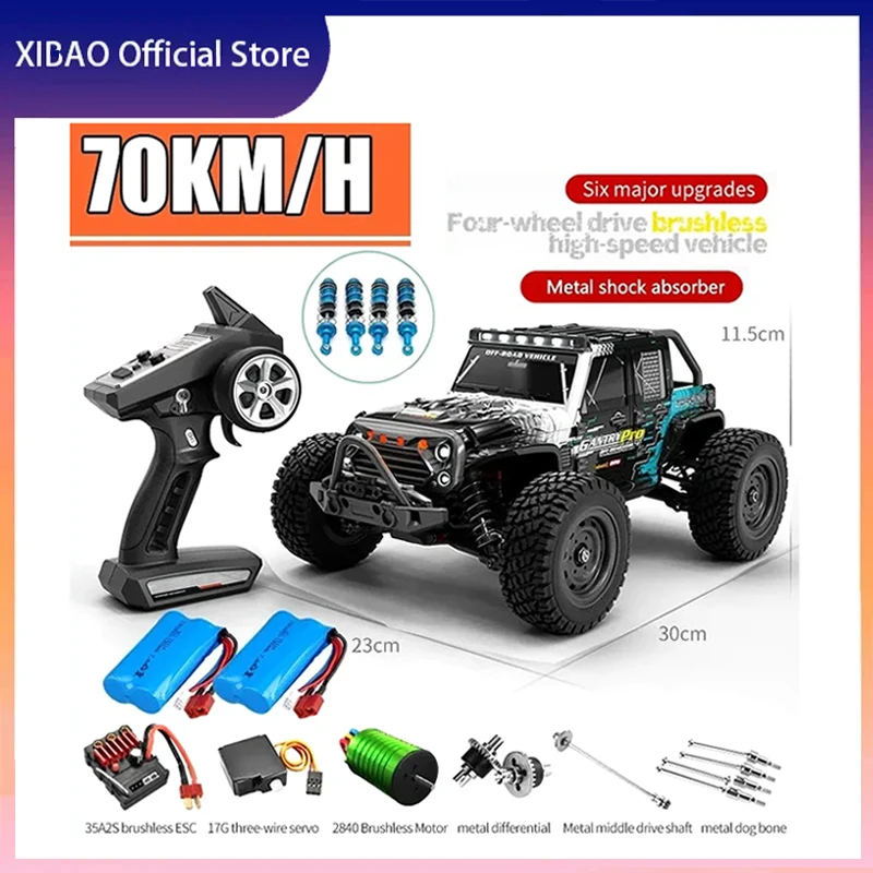 

16103PRO 1:16 4WD RC Car with LED 2.4G Remote Control Cars 70KM/H High Speed Drift Monster Truck for Kids VS WLtoys 144001 Toys