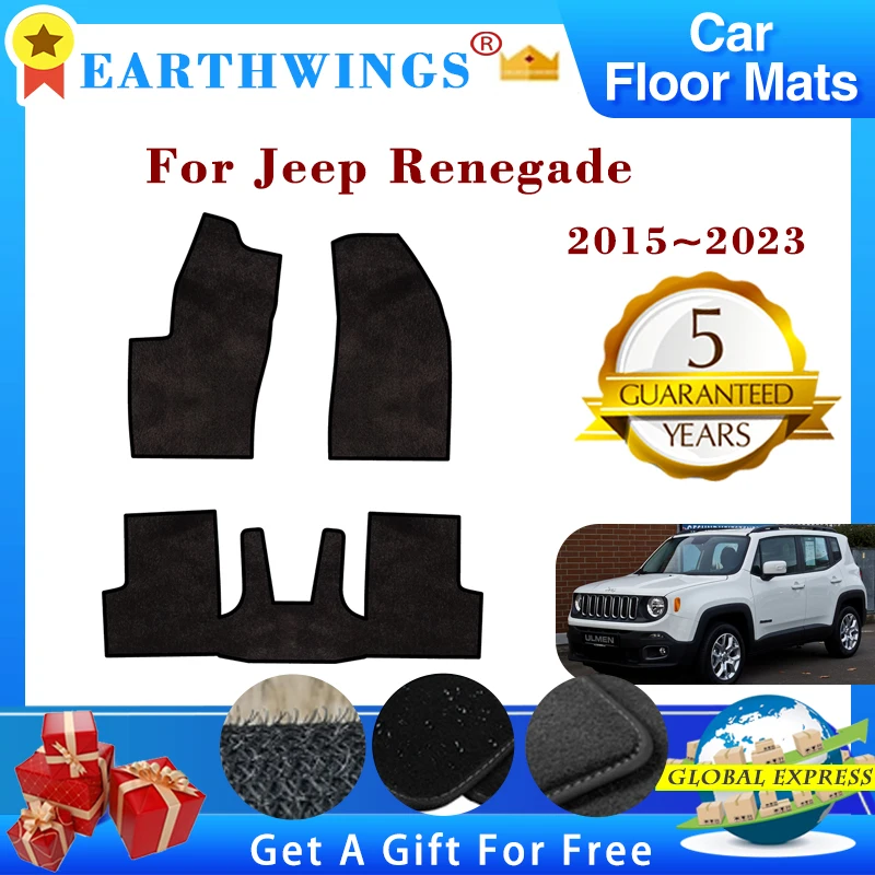 For Jeep Renegade 2016 2017 2018 20152023 Car Floor Mats Carpets Rugs