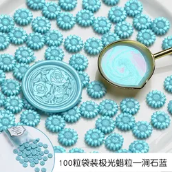 Aurora Sunflower Wax Beads - DIY Sealing for Envelopes & Invitations (100 Pieces) (5)