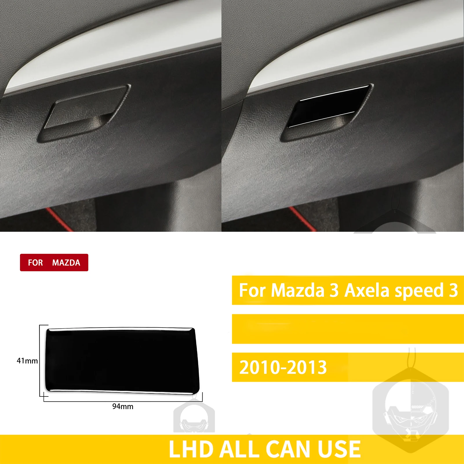 Glove box puller LHD