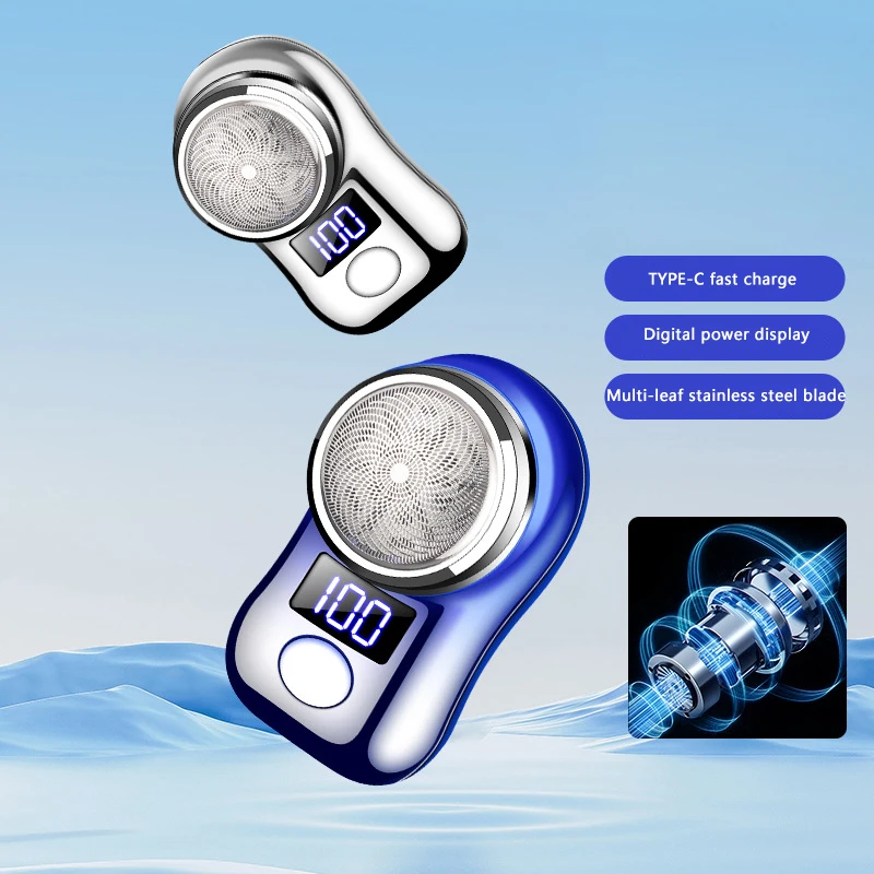 Electric Shaver Portable Razor Man Travel Wet And Dry USB Rechargeable Painless Trimmer Face Beard Razor For Men electric shaver