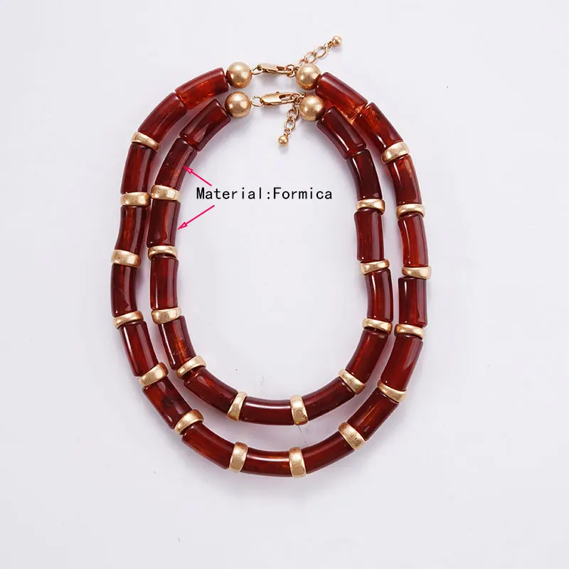 Rugged Style Tube Necklace