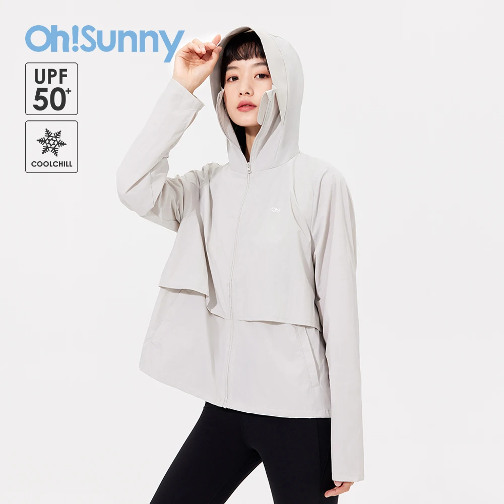 Ohsunny Summer Antiuv Coats Sunscreen Sun Protection Clothes Pleated