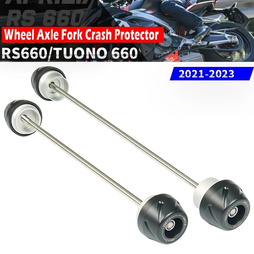 

For Aprilia RS660 TUONO 660 2021-2023 Front Rear CNC Wheel Axle Fork Crash Protector Slider Stand Screw