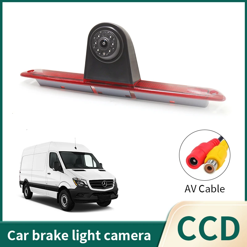 CCD CVBS Waterproof Night Vision Car Brake Light Reversing Camera For Mercedes-Benz Sprinter  VW Crafter Van 2007-2018