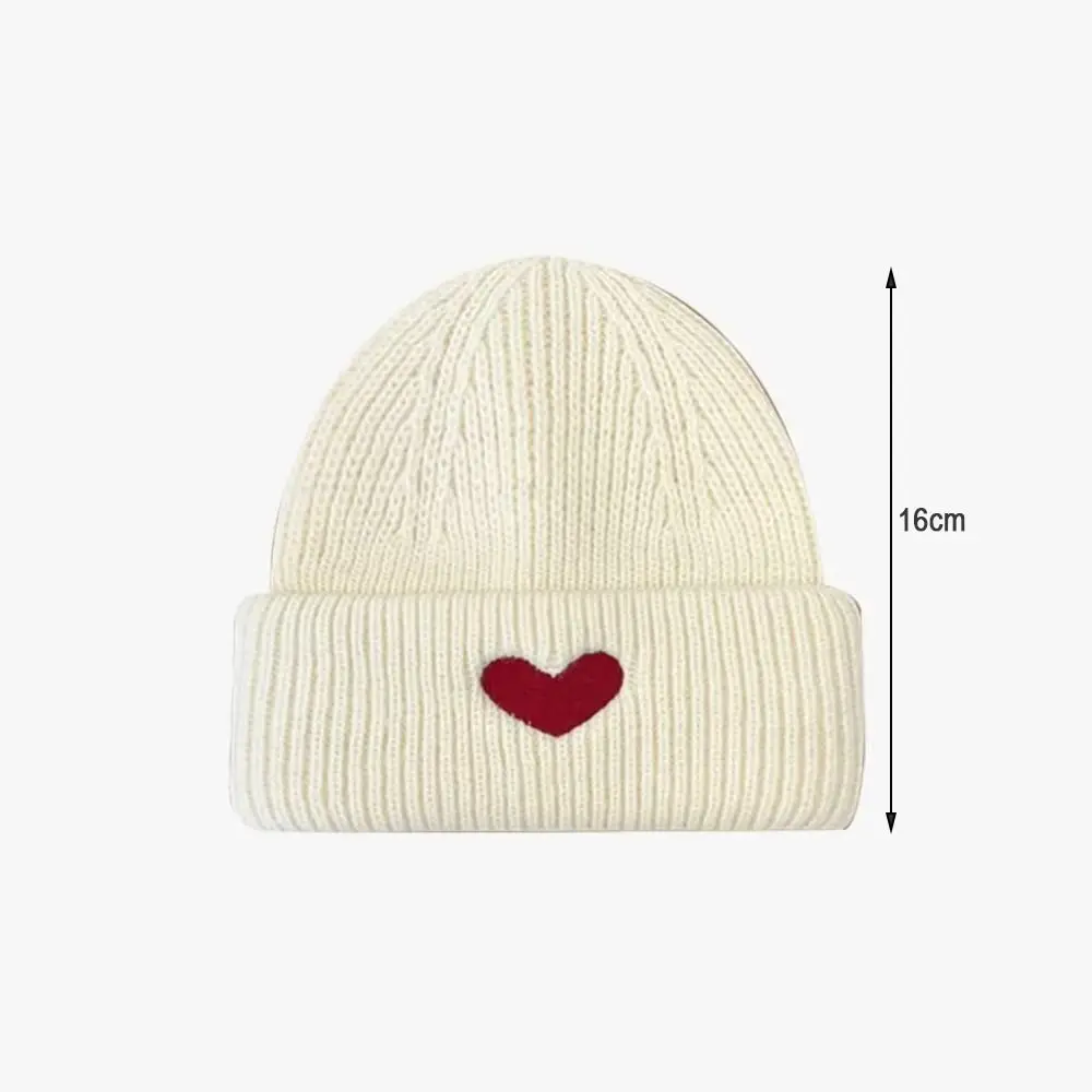 Winter Knitted Beanie Cap Soft Crochet Hat