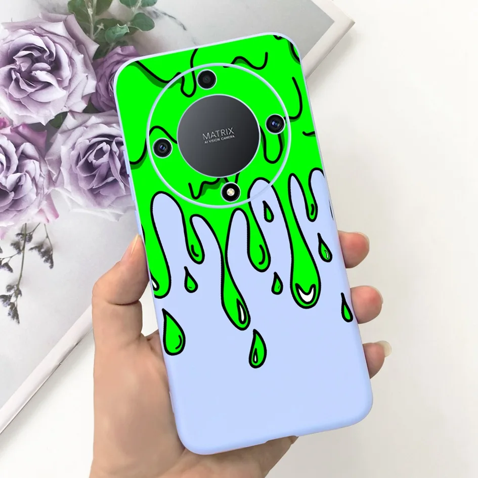 Lovely Cartoon Flower Slim Soft Silicone Phone Case Cover