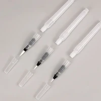 3/6pcs Watercolor Brush Set With White Nylon Hair Calligraphy Pen Art Markers And Water Storage Function, Art Painting Tool Kit 3