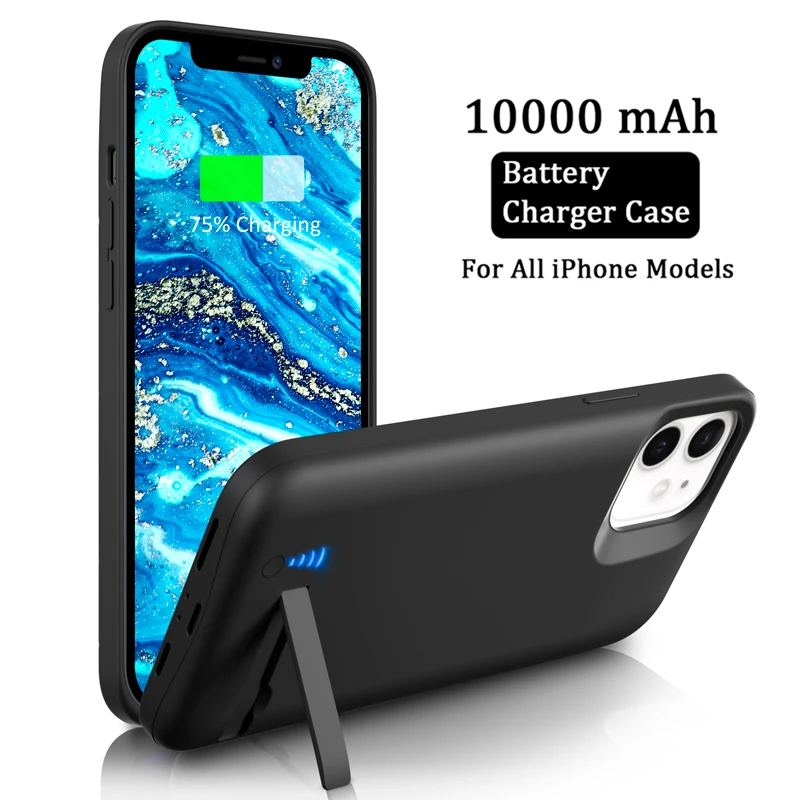 6000mAh Battery Charger Case For iPhone 7 8 6 6S Plus Fast Charging Case for iPhone X XS XR 11 12 13 Pro Max Power Bank Cover iphone 11 Pro Max phone case