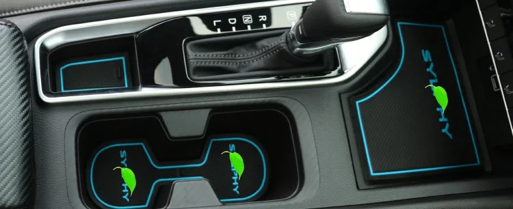 Per Nissan Sylphy 2020 Door Slot Mat Water Coaster Bracciolo Box Storage Slot Mat Decorazione Accessori Per Auto