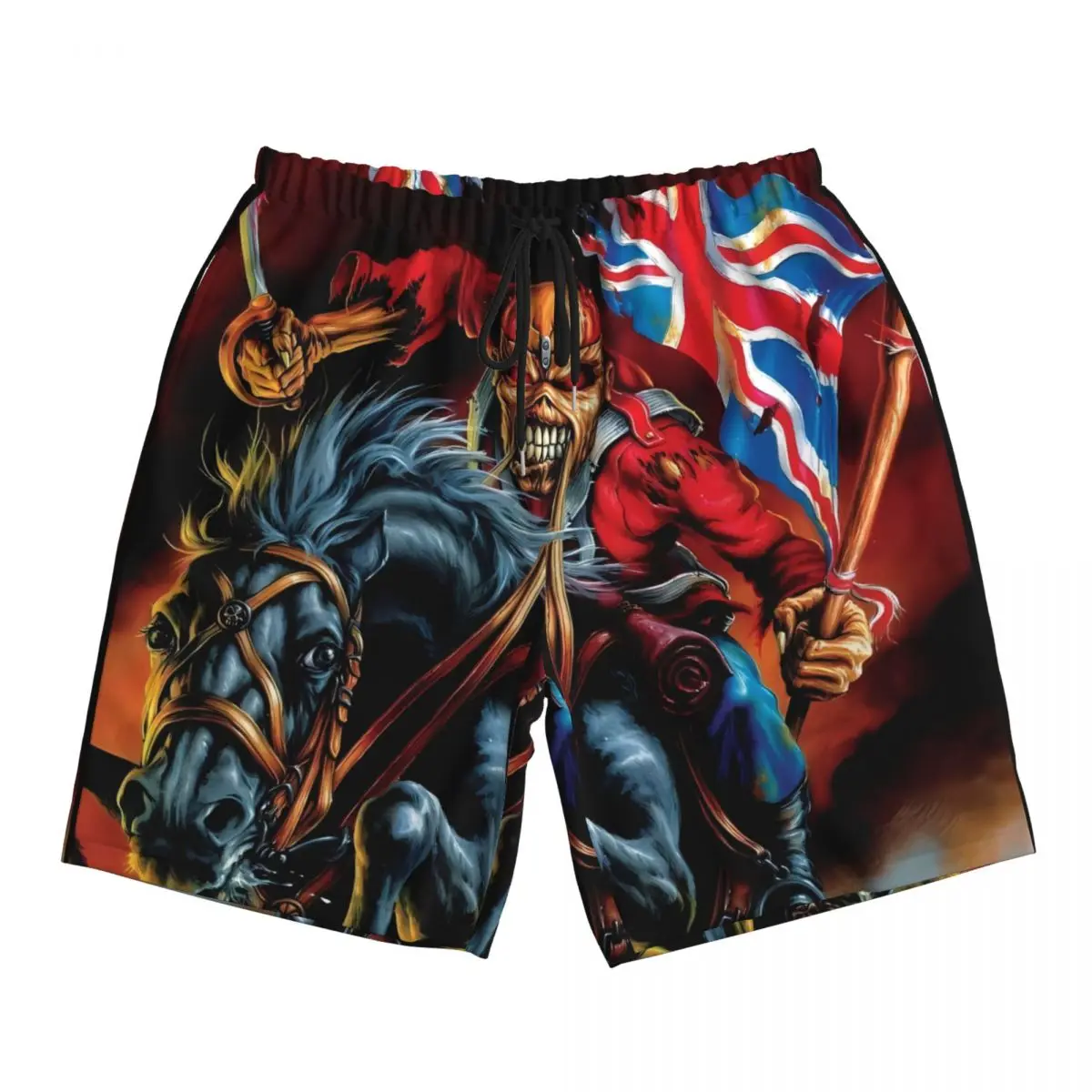 Swimwear Classic Gothic Skull 3D Gym Shorts Summer Hip-Hop Y2K Fun Board Short Pants Male Sports Fitness Breathable Beach Trunks 4