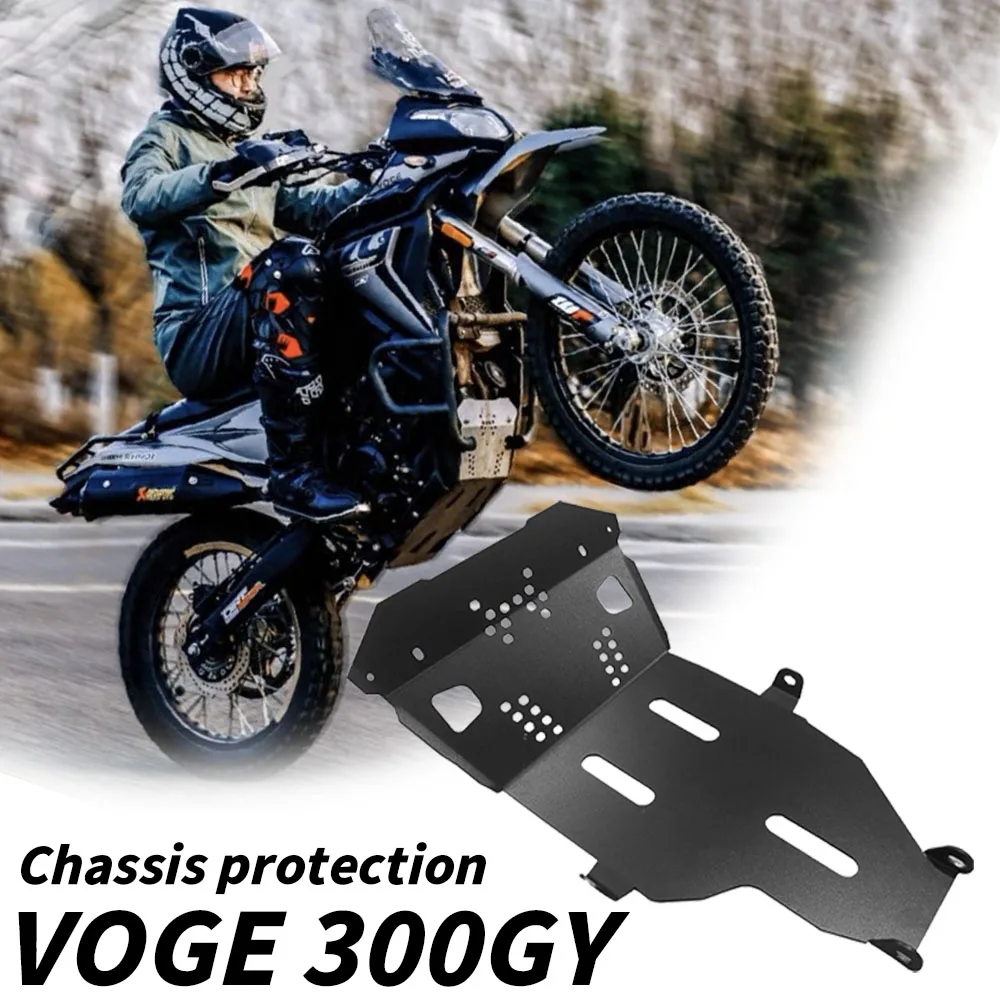 

FOR Loncin VOGE 300gy Accessories 300 GY Motorcycle Engine Protection Cover Engine Guard Chassis Armor Engine Cover For Loncin