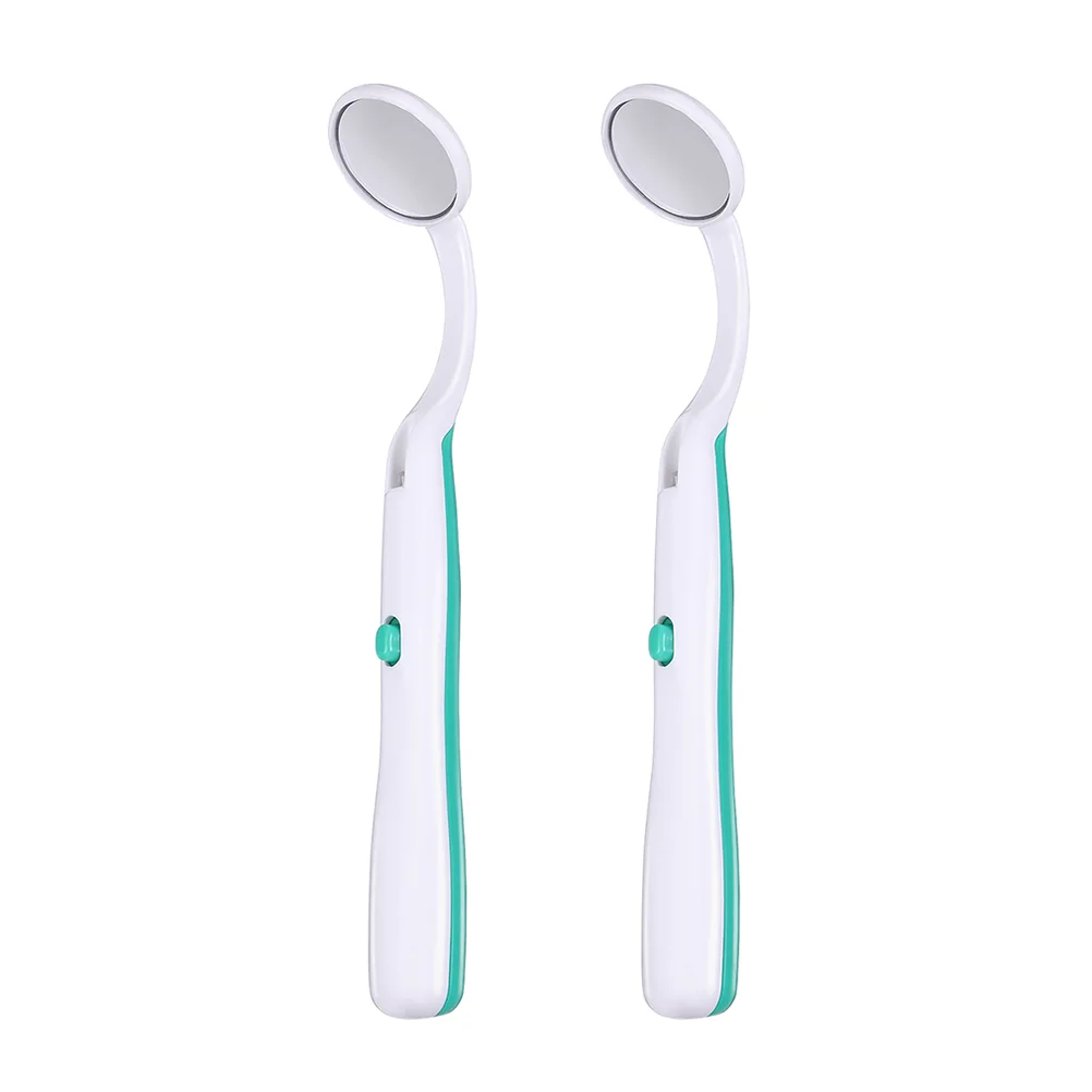 

2 Pcs Oral Mirror Accessories for Teeth Whitener Mirrors Portable Professional Dental Whitening