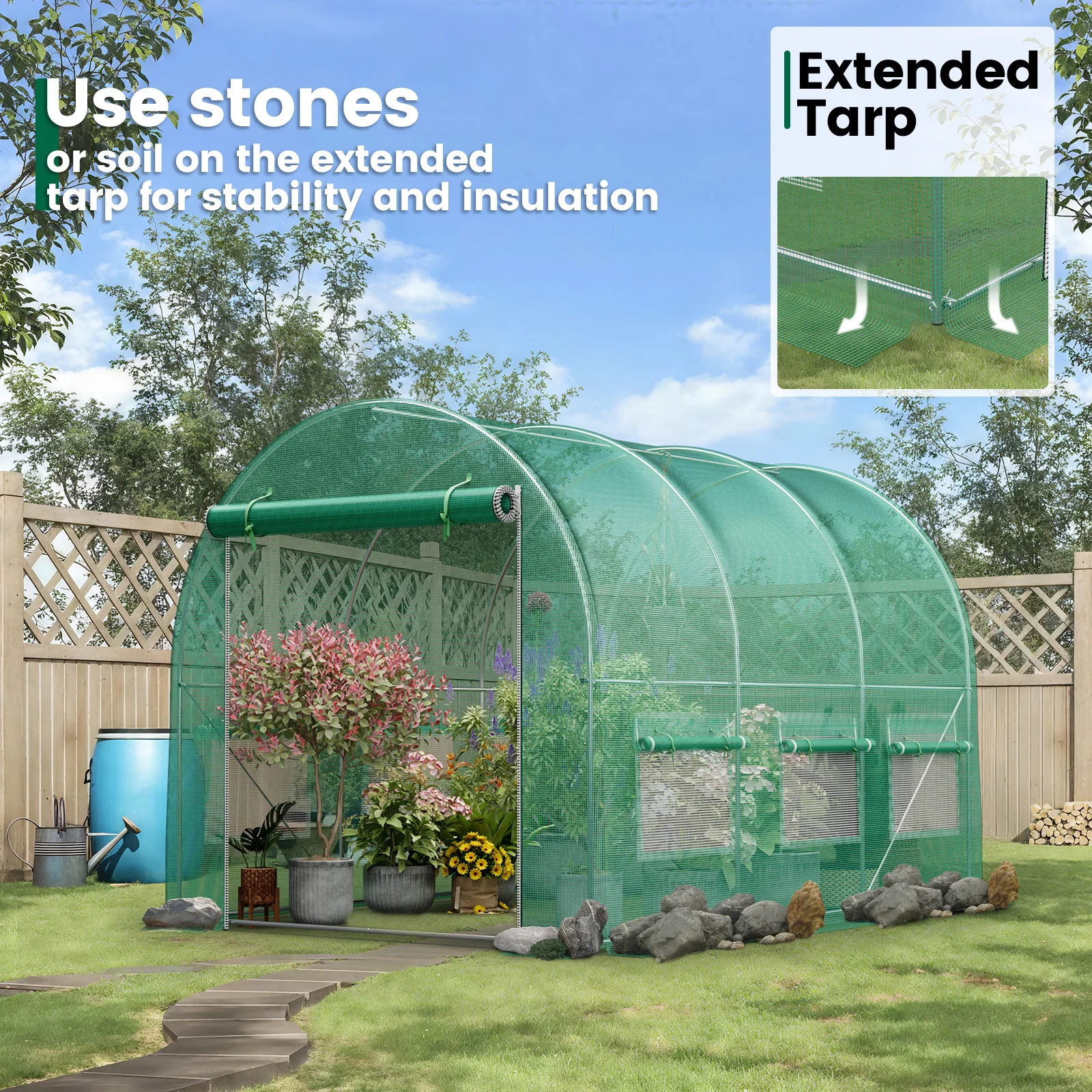 Large Walk-In Greenhouse 6