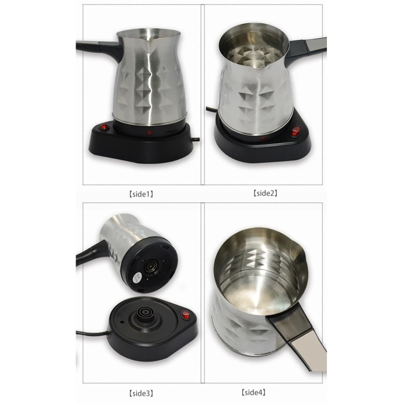 Electric Turkish Espresso Percolator Coffee Maker Pots EU Plug Kettle Home