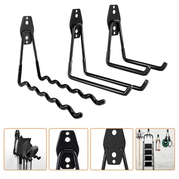 차고 보관용 헤비 듀티 벽 후크, 주방 정리대, 벽걸이 걸이, 클립 보관 홀더, 정원 도구, 1PC