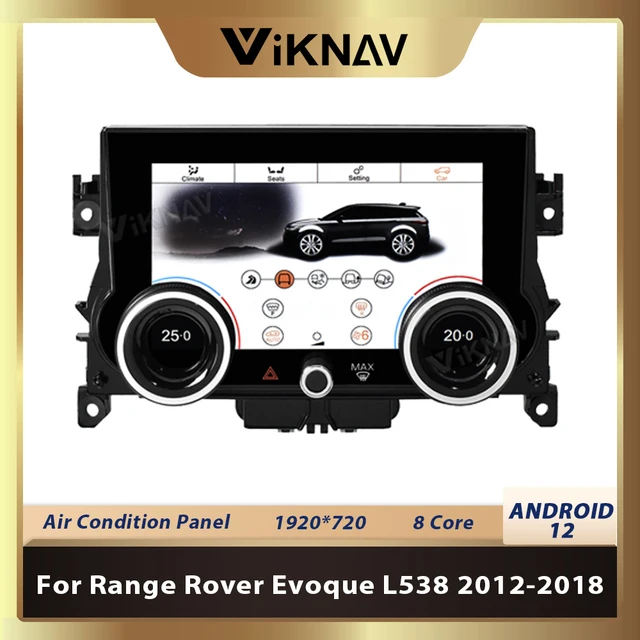10.25 Inch Android12 Car Radio AC Panel For Range Rover Evoque L538