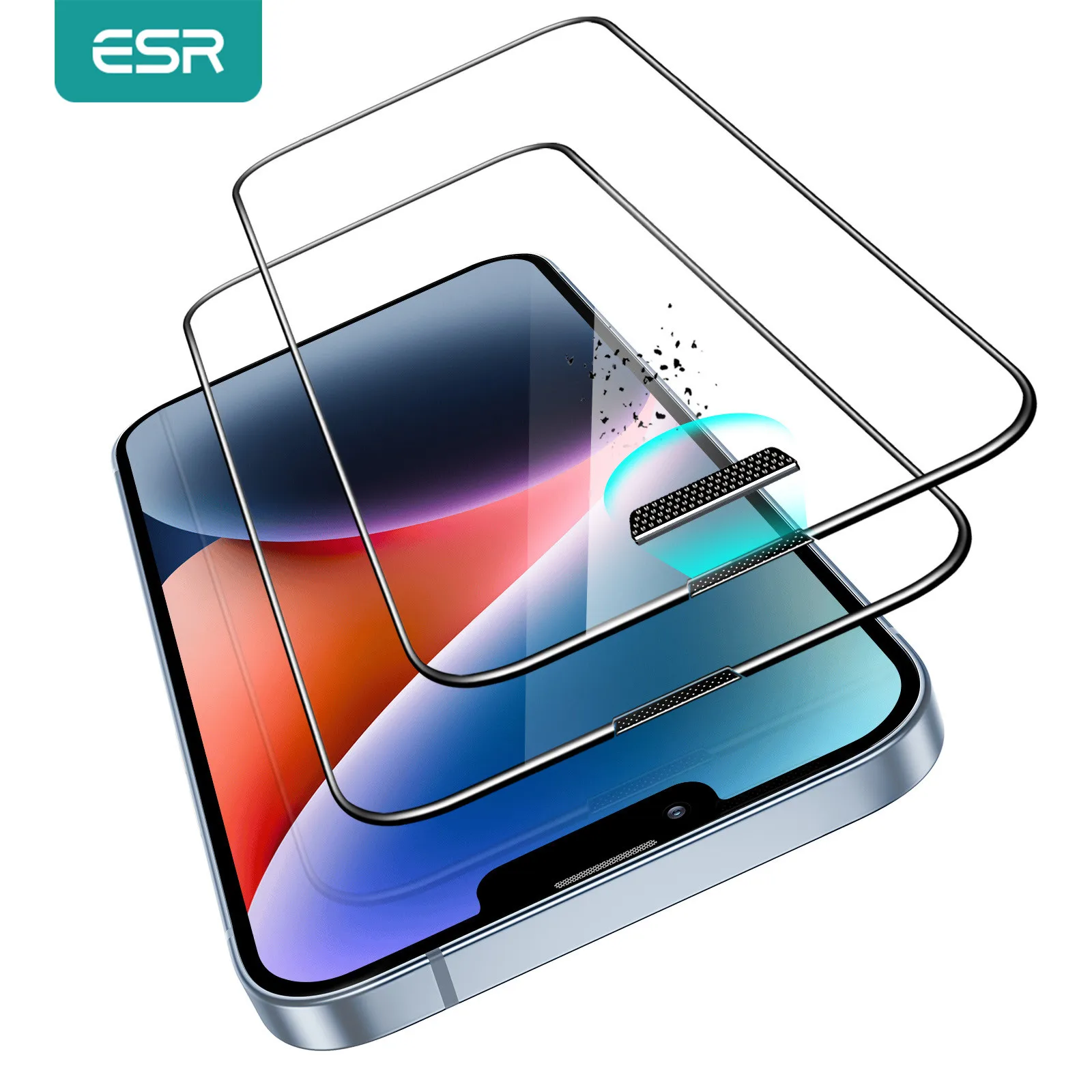 Esr For Iphone 14 Pro Full Cover Screen Protector Film Gorilla Tempered Glass Armorite For