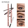 O.TWO.O 3 In 1 Eyebrow Pencil With Eyebrow Trimmer Long Lasting Precise Brow Definer Natural Color Waterproof Eye Brow Pen 1
