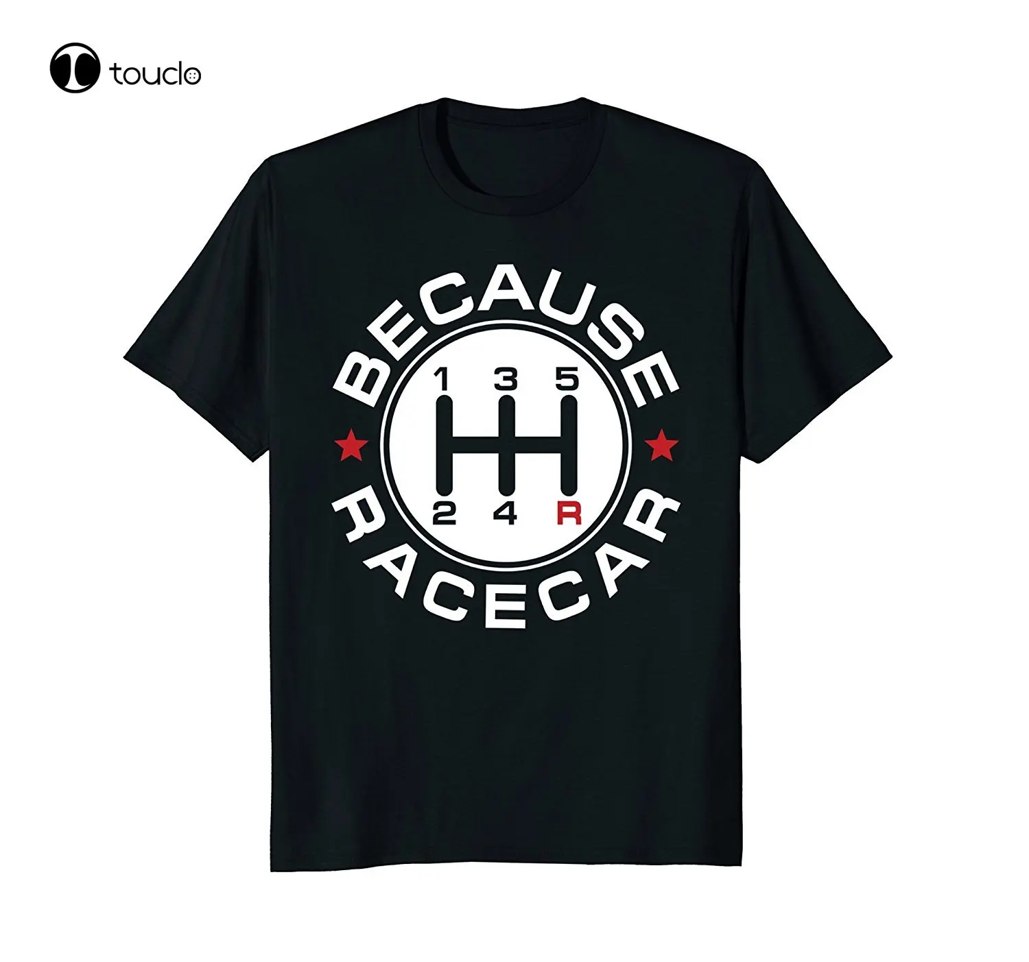

New Cool Tee Shirt Retro Because Racecar Tshirt - For Car Enthusiast & Mechanic Fashion Cotton T-Shirt Custom Aldult Teen Unisex