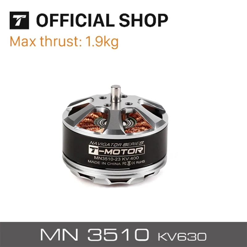 

T-Motor MN3510 KV360 KV630 KV700 Outrunner Brushless Motor 6-12S 12-24S Navigator Series For Multirotor RC Drone