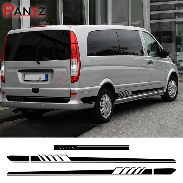 3pcs Car Stickers For Mercedes Benz Vito V Class Viano W638 W639 W447 Marco  Polo Eqv Camper Van Vinyl Decals Tuning Accessories - Car Stickers -  AliExpress