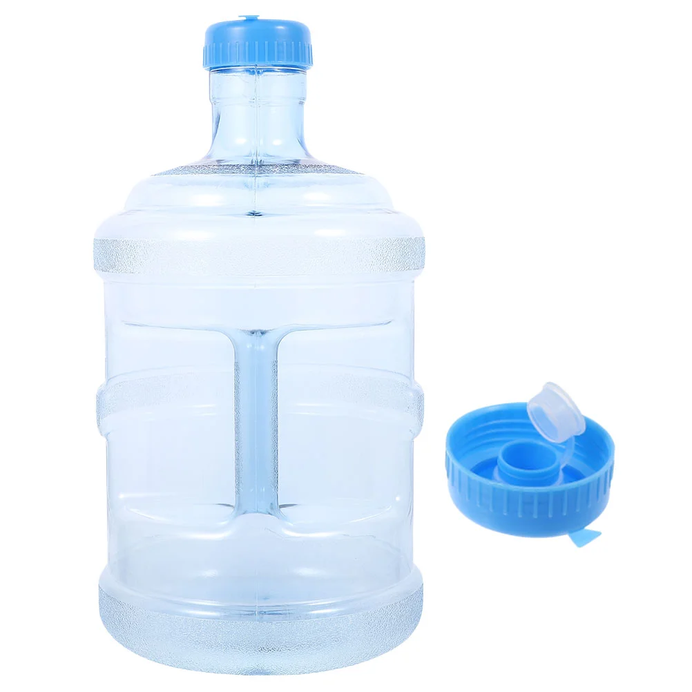 

5 Gallon Water Jug Plastic Crown Cap Reusable Water Bottle Water Storage Bucket 2 Cap 5 Liters Water Container Camping Water