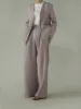 Linen small suit women's one button three piece vest professional suit set straight leg wide leg pants 24 spring/summer new styl 5